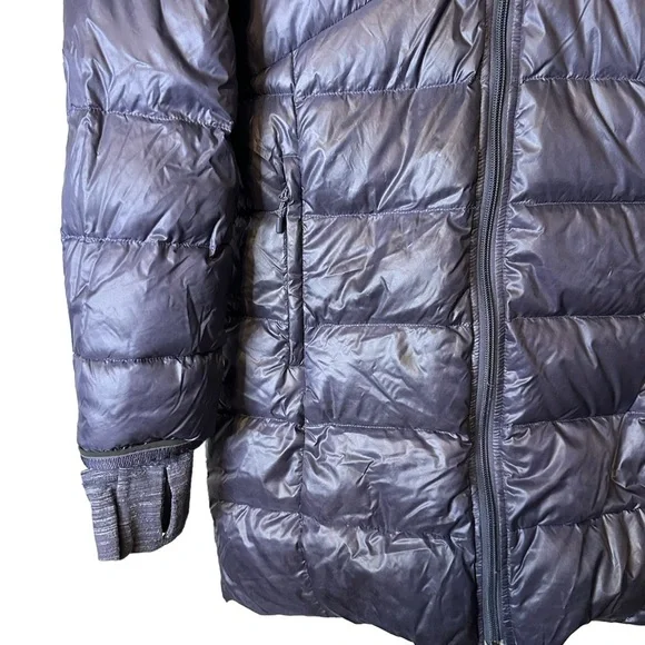 IVIVVA Lululemon Girls Winter Snow Long Down Parka Jacket Size 12 Purple